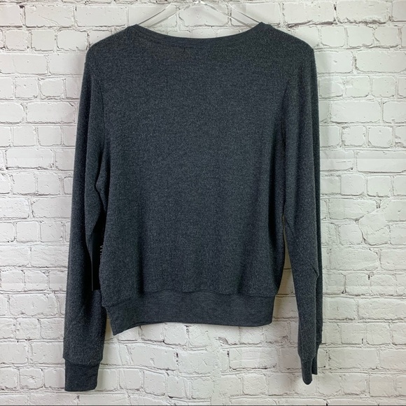 𝅺wildfox Gray Over the Rainbow BBJ Sweatshirt XS - Picture 7 of 9